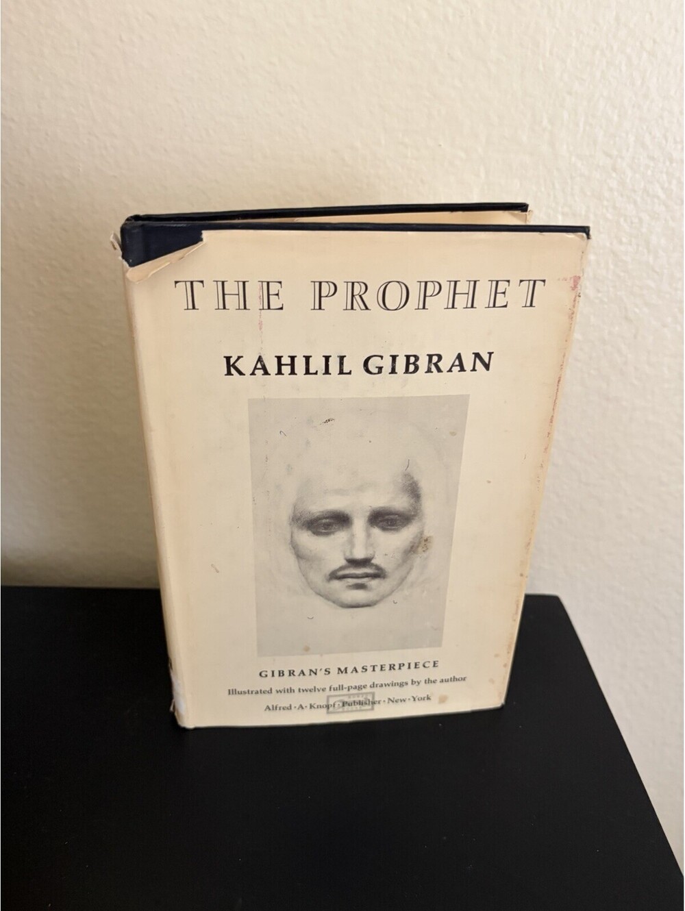 - KAHLIL GIBRAN - THE PROPHET - HC With Dust Jacket 1946 Printing  Drawings